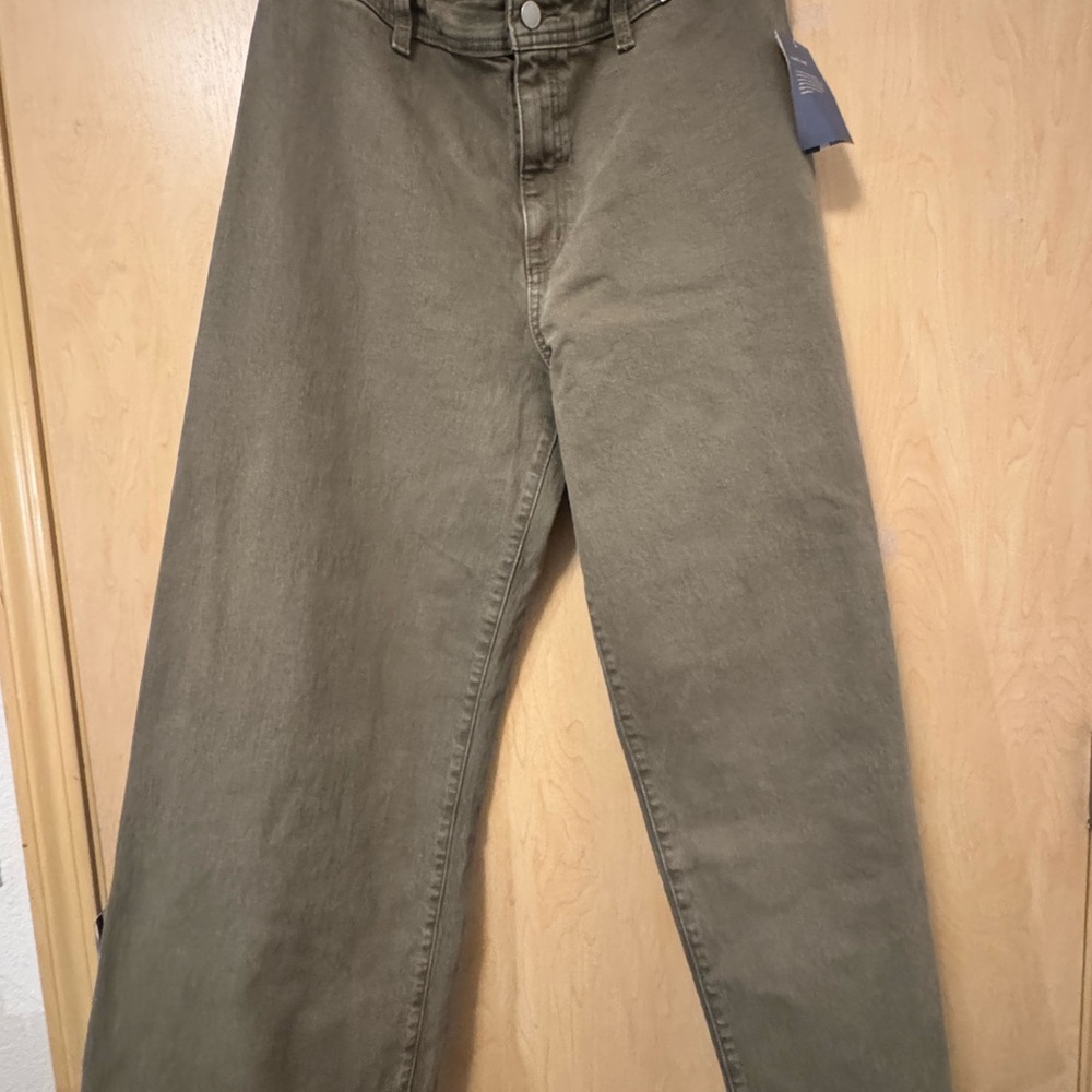 Universal Thread olive green Wide-Leg Pants